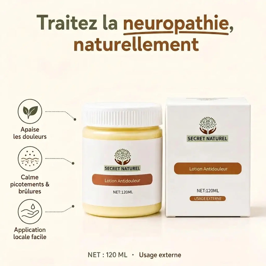 Lotion Anti-douleur ( Neuropathie & douleurs nerveuses )